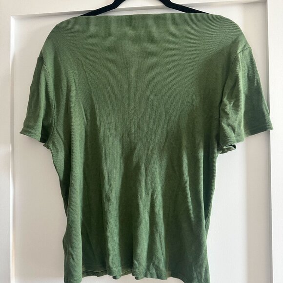 J. Crew Fine-rib fitted boatneck T-shirt, Size XL - Picture 2 of 4